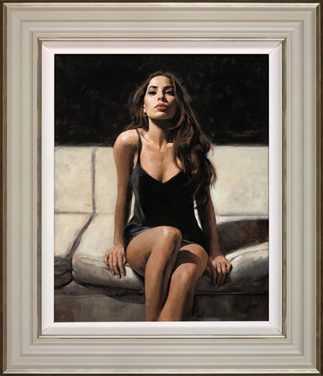 At The Four Seasons II by Fabian Perez - Framed Embellished Canvas on Board