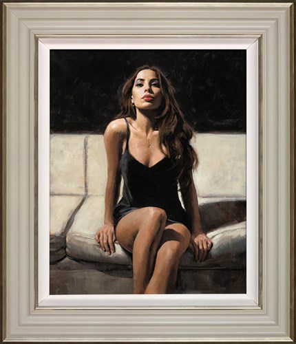 Image: At The Four Seasons II by Fabian Perez | Embellished Canvas on Board